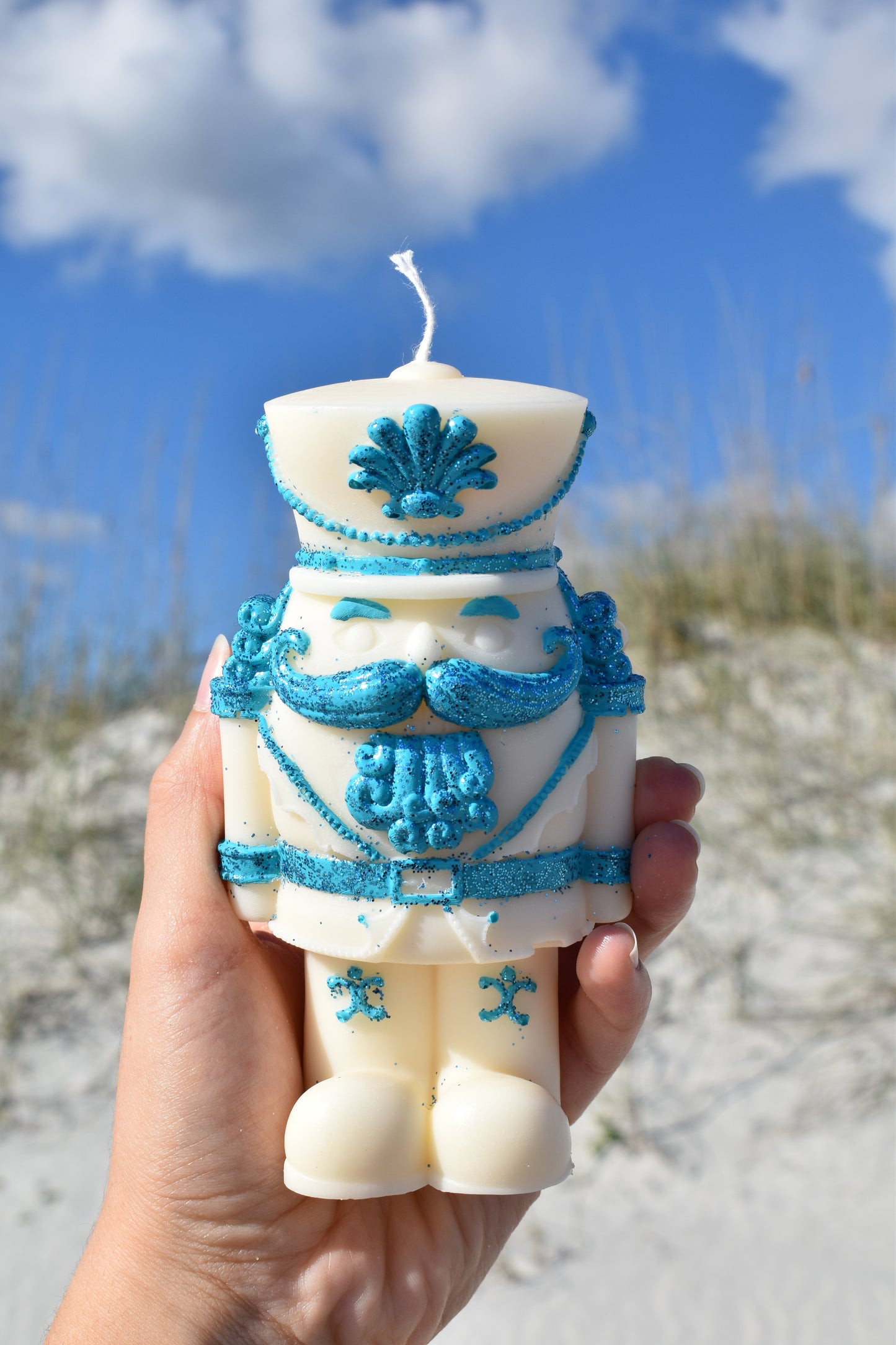 Coastal Nutcracker Candle