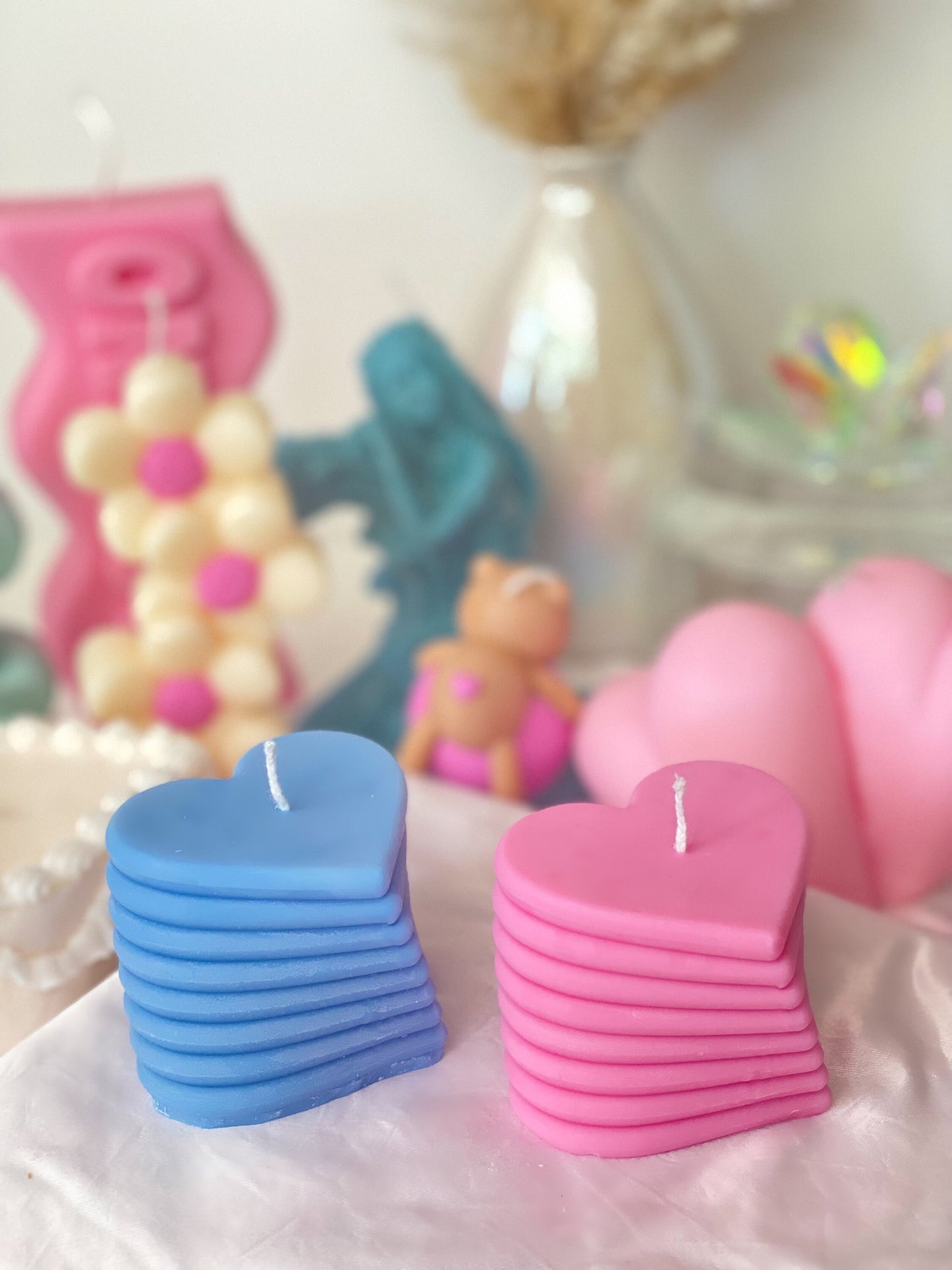 Spiral Heart Candle| Love Candle| Pretty Candle| Gifts for Her| Heart Gifts| Cute Gifts| Special| Soy Wax|Anniversary