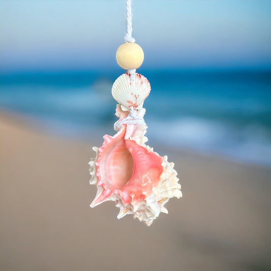 Pink Murex Shell Car Charm Diffuser