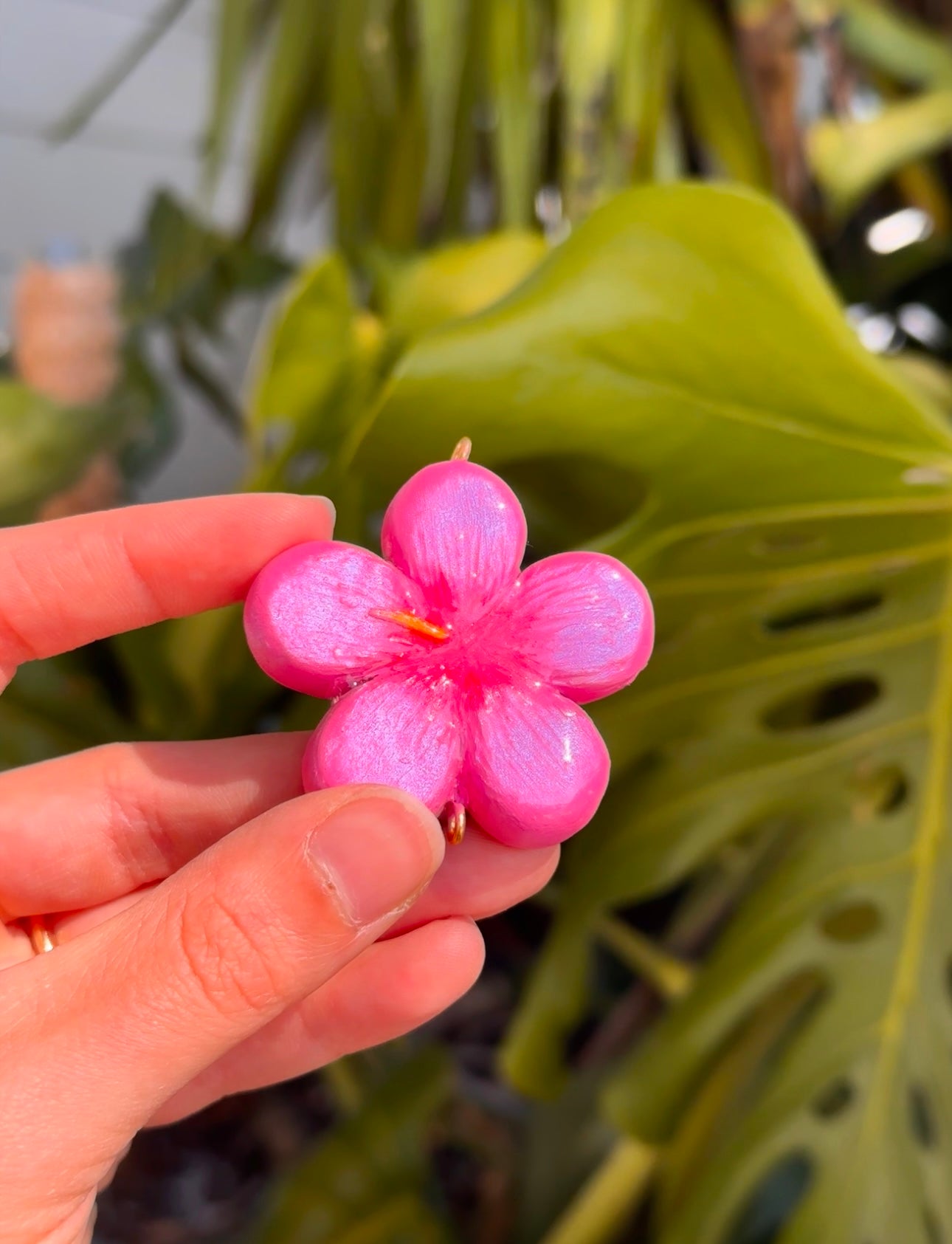 Pink Hibiscus Car Diffuser & Fragrance