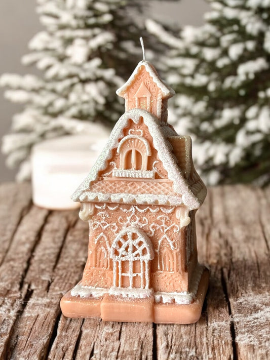Scented Gingerbread House Candle