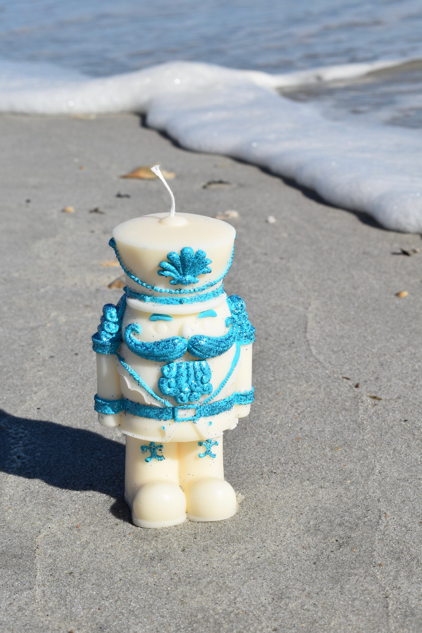 Coastal Nutcracker Candle