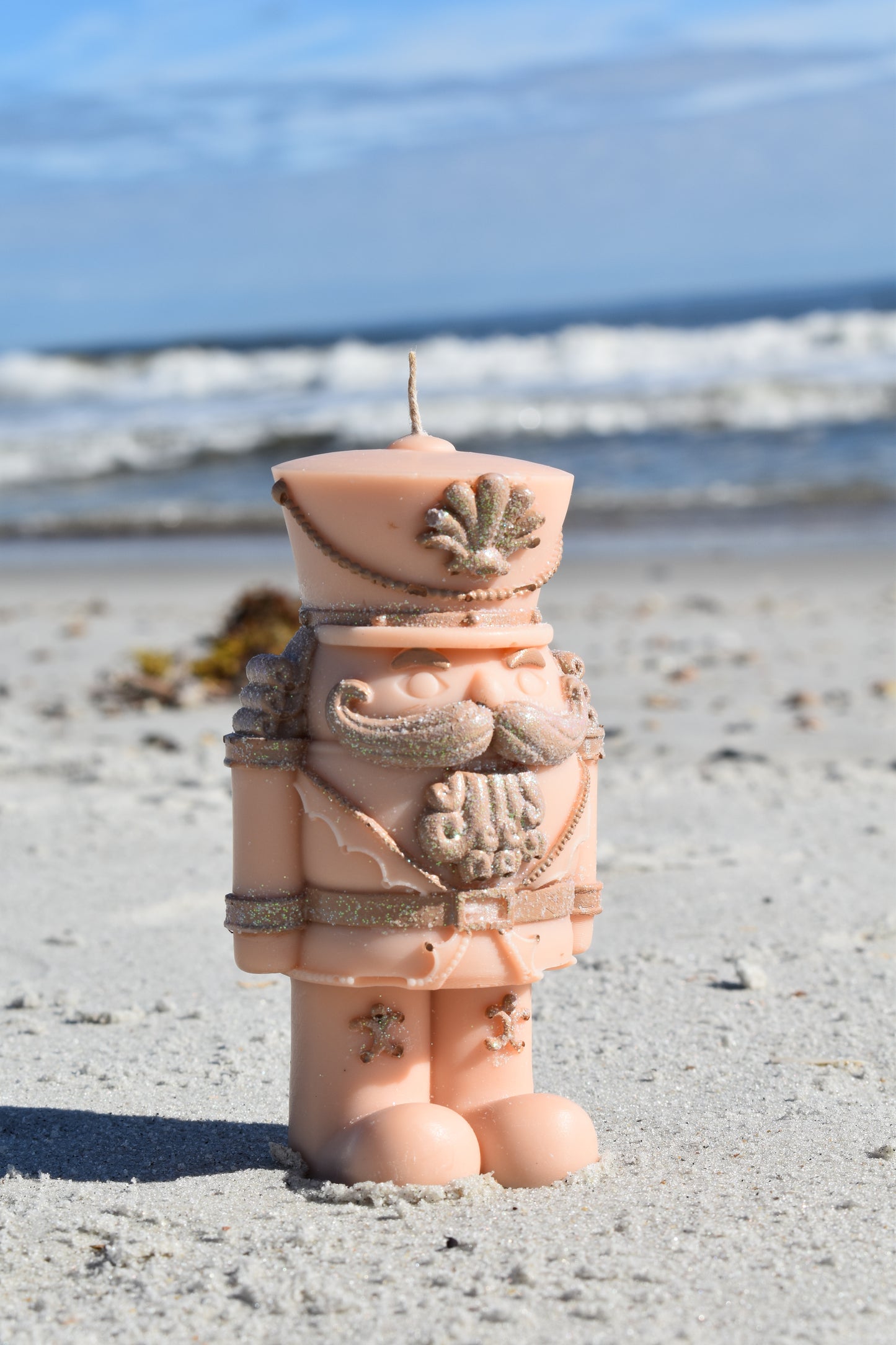 Coastal Nutcracker Candle