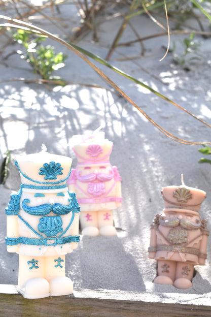 Coastal Nutcracker Candle