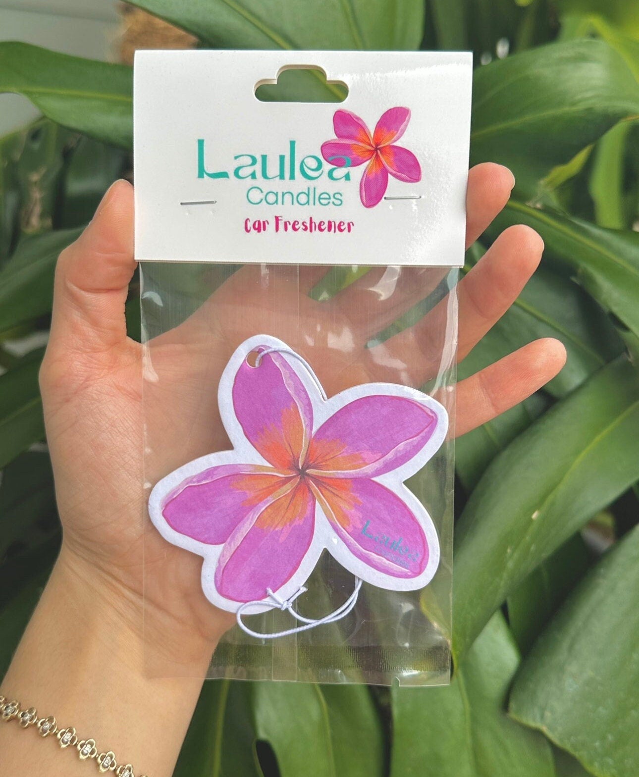 Plumeria Car Freshener| Hawaiian Frangipani Tropical Flower| Cute Accessories Pink| Coconut Girl| Beachy| Cute Decor| Car Freshie| Aesthetic