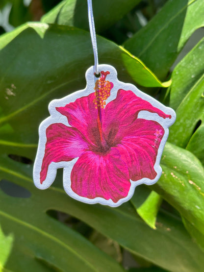 Hibiscus Flower Car Freshener